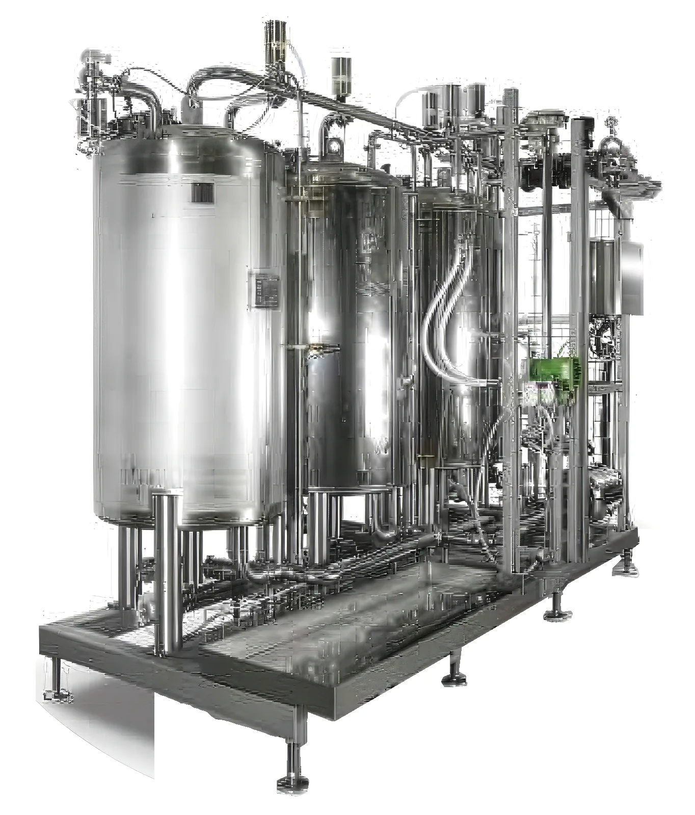 CIP/SIP system — automatic cleaning and sterilization in place for aseptic filler